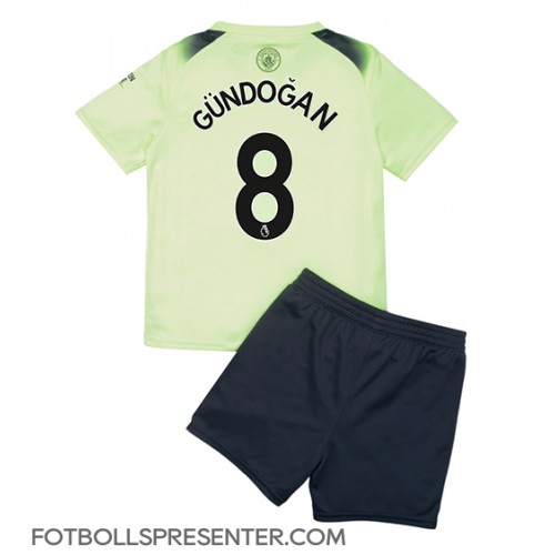 Manchester City Ilkay Gundogan #8 Tredje tröja Barn 2022-23 Kortärmad (+ korta byxor)